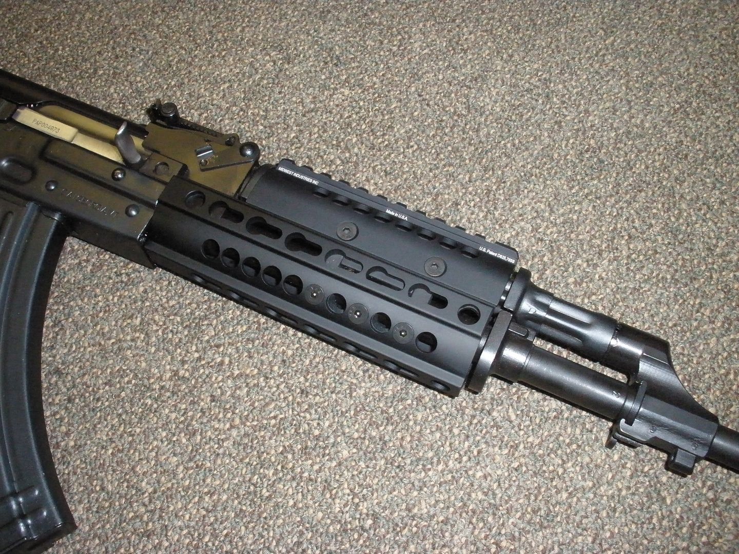 Midwest Industries Yugo M70 KeyMod Hand Guard with optional optic top